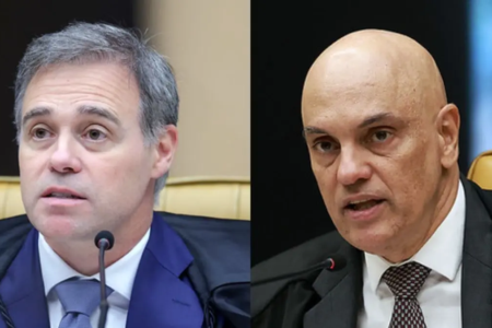 Ministros do STF André Mendonça e Alexandre de Moraes