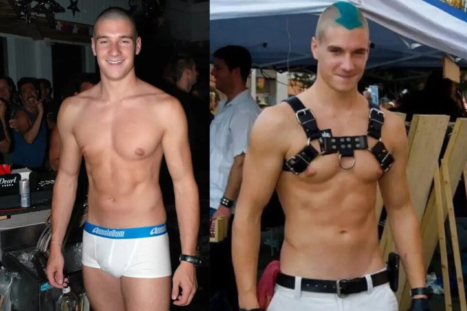 Jornal publica passado fetichista de candidato e democrata viraliza veja fotos Chris Gallant aparece usando artigos BDSM