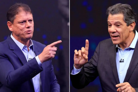 Datafolha: Tarcísio lidera em SP contra Haddad e poderia vencer disputa em primeiro turno