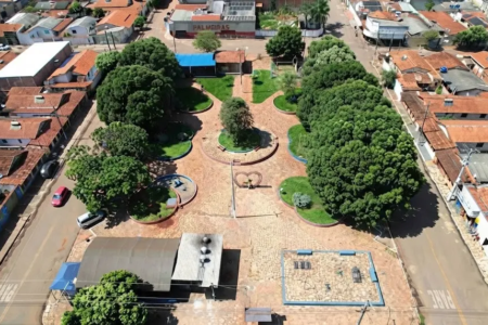 Vista aérea de Palmeiras de Goiás
