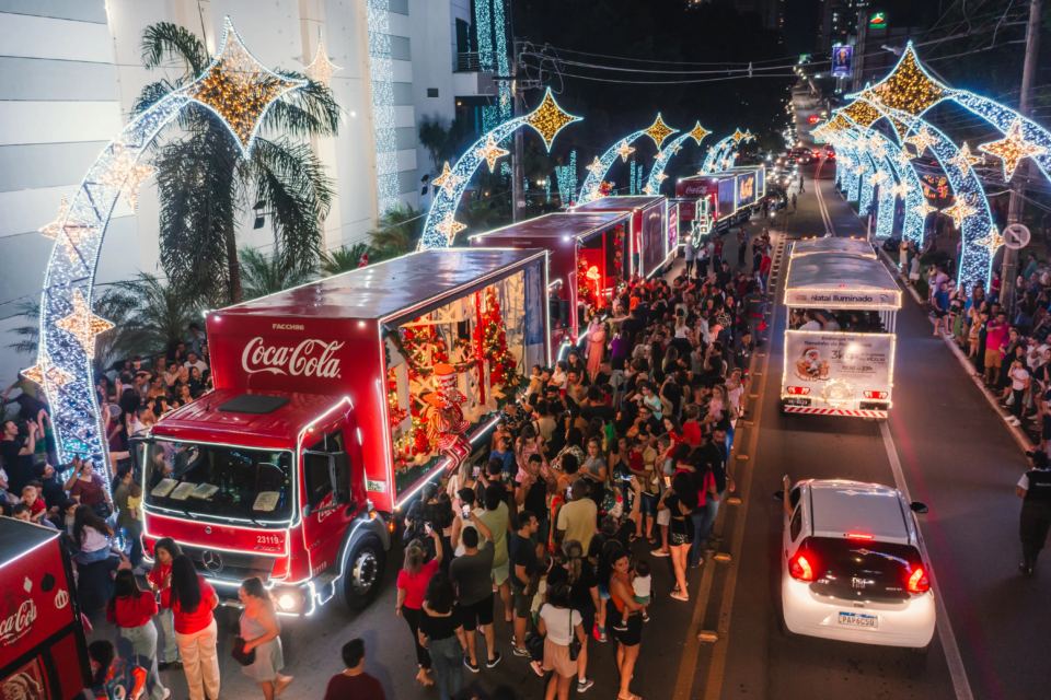 Caravana de Natal da Coca-Cola em Goiás