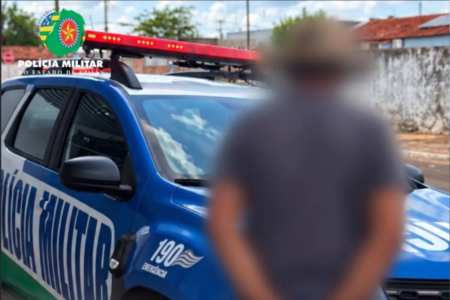 Eleitor filma o próprio voto e é preso pela PM em Doverlândia (Foto: Reprodução/PMGO)