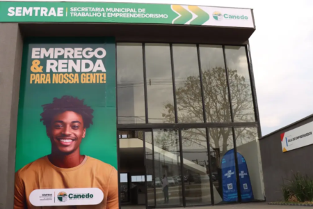 Sede do SEMTRAE, em Senador Canedo - (Foto: reprodução)