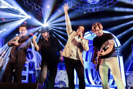 Edson e Hudson e Gian e Giovani - Foto Instagram Arena Multiplace