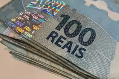 notas de 100 reais