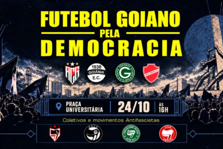 Torcidas goianas marcam ato de protesto antes das eleições
