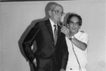 Venerando de Freitas Borges, primeiro prefeito de Goiânia, durante registro histórico que integra a exposição dedicada à sua trajetória (Divulgação/Acervo da exposição)