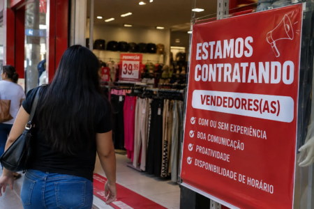 Comércio abre vagas para vendedores em meio à redução no ritmo de contratações em Goiás (Crédito: Aciag)