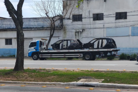Imagem dos veículos recuperados
